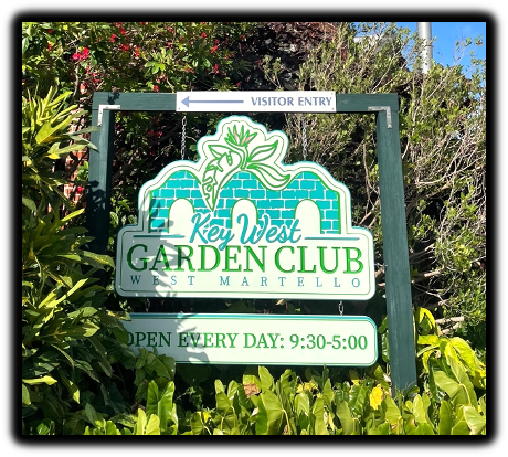 KEY WEST garden CLUB AT historic FORT WEST martello tower - Image 2