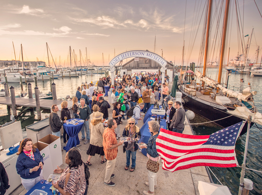 open-air food festival Key West
