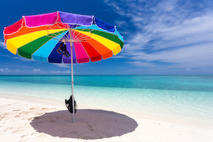 Beach Umbrella Dry Tortugas National Park
