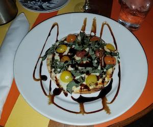 Caprese flatbread Key West restaurant