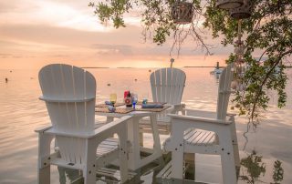 Key Largo waterfront sunset dinner