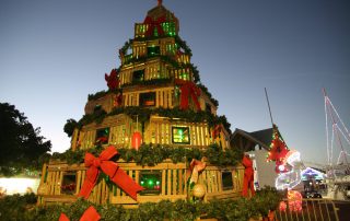 Key West lobster trap Christmas tree