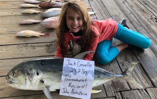 Key West Fishing Tournament girl with fish
