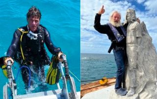 Mike Goldberg and David Vaughan coral restoration pioneers