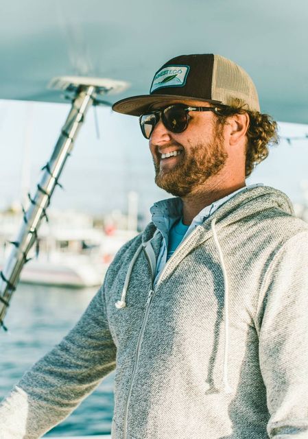 Billy is dedicated to showing charter passengers the Keys’ unique wildlife and inspiring them to cherish and protect environmental resources. (Photo courtesy of Vineyard Vines)