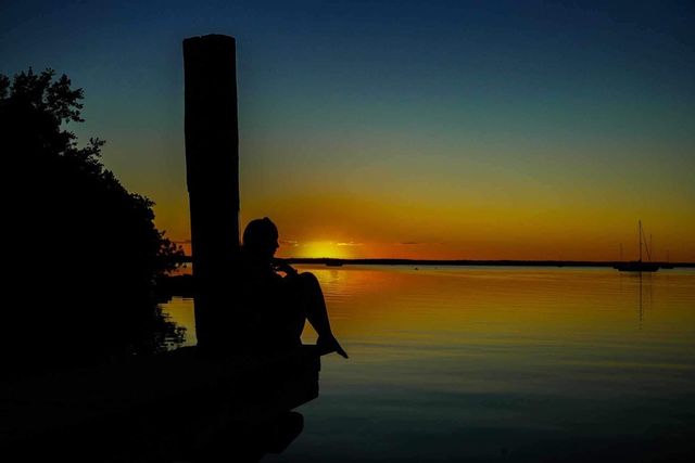 Allison's favorite natural Keys activity is to sit on a dock at sunset and take in the wild world. 