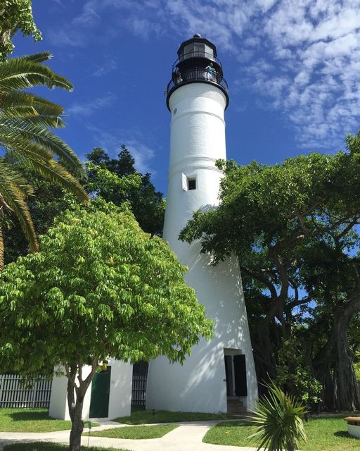 Climb the 88 winding steps to the top of the key west lighthouse if you dare for the island city’s best sweeping views. Photo: Kwahs