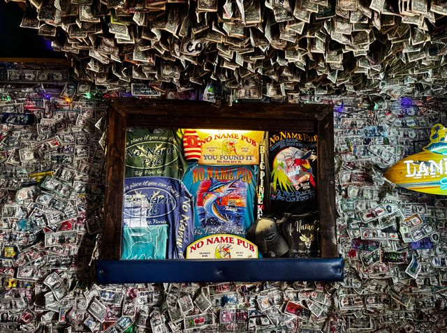 A stop at No Name Pub is highly recommended. The out-of-the-way restaurant is known for its wings, pizza, fish dip and other menu items as well as its fun and funky atmosphere. 