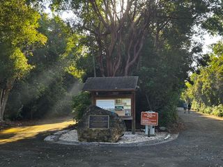 The entrance to Dagny Johnson Park in Key Largo.