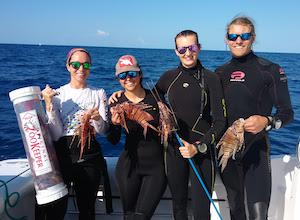 Lionfish hunters Florida Keys