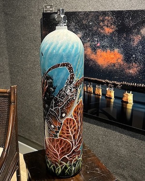 Danilo Alayon Key West scuba tank art