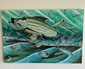 underwater art by Danilo Alayon of Key West