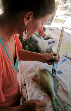 Gyotaku artist Florida Keys