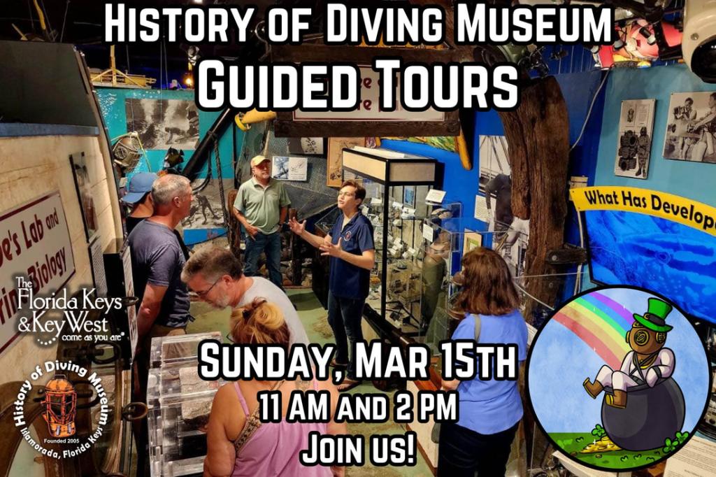 History of Diving Museum offers St. Patrick’s Day-Themed Guided Tours on Sunday