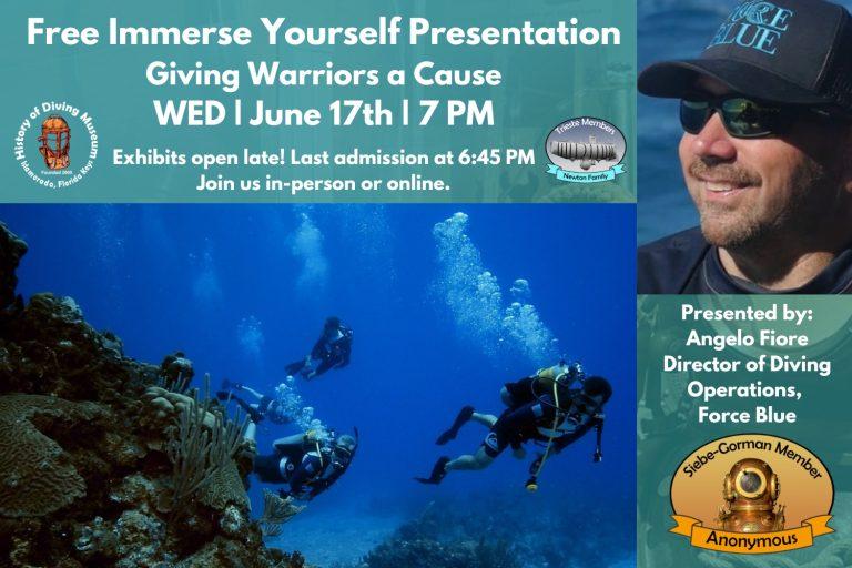 Immerse Yourself Presentation Series: Giving Warriors a Cause