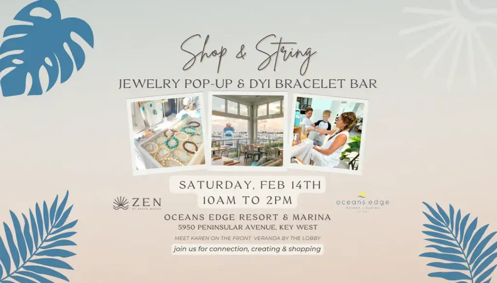 Shop & String ZEN Pop-up and Bracelet Making 