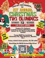 1st Annual Christmas Tiki Olympics