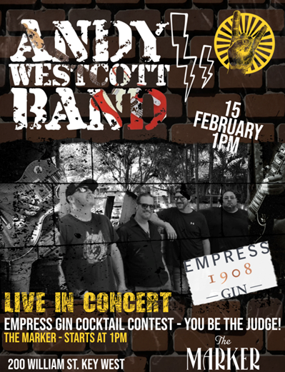 Empress Gin Cocktail Contest with Andy Westcott Band LIVE