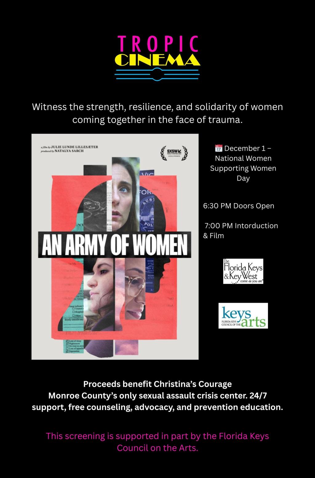 Tropic Cinema Presents: An Army of Women