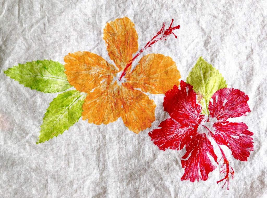 Capturing Nature with Printing (on Fabric)