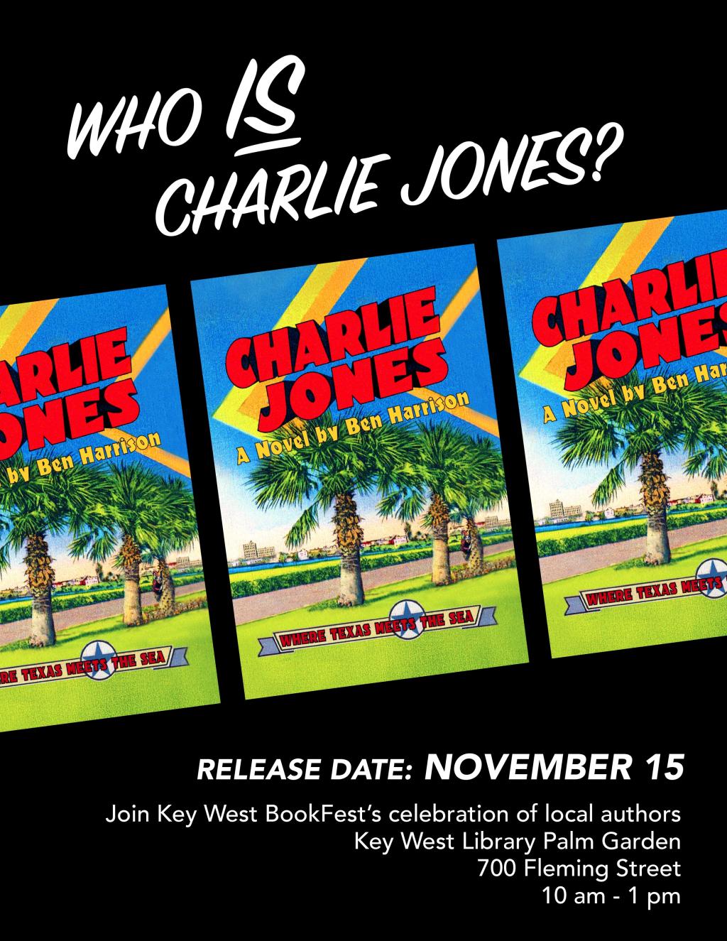 Book Release: Who Is Charlie Jones