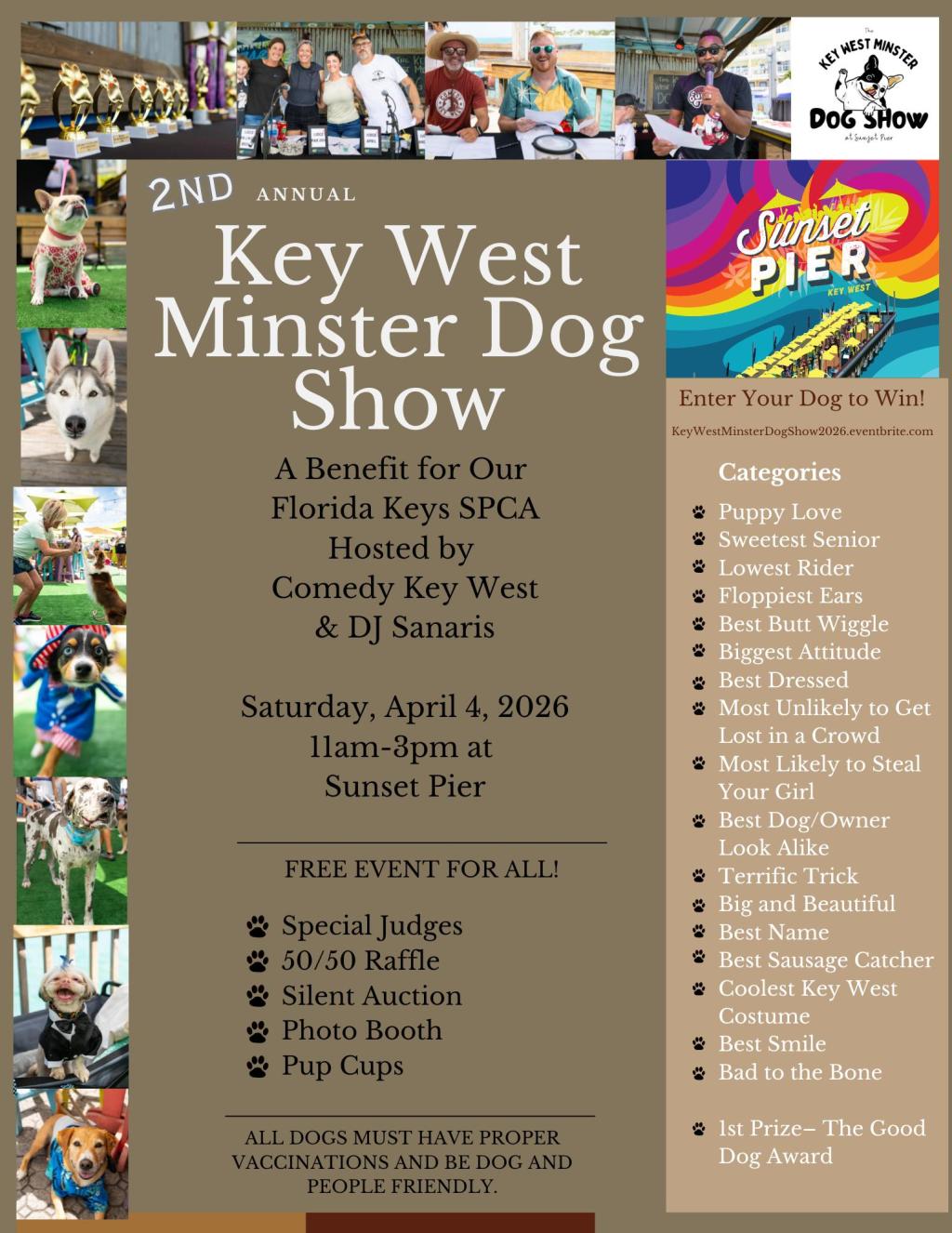 2nd Annual Key West Minster Dog Show hosted by DJ Sanaris