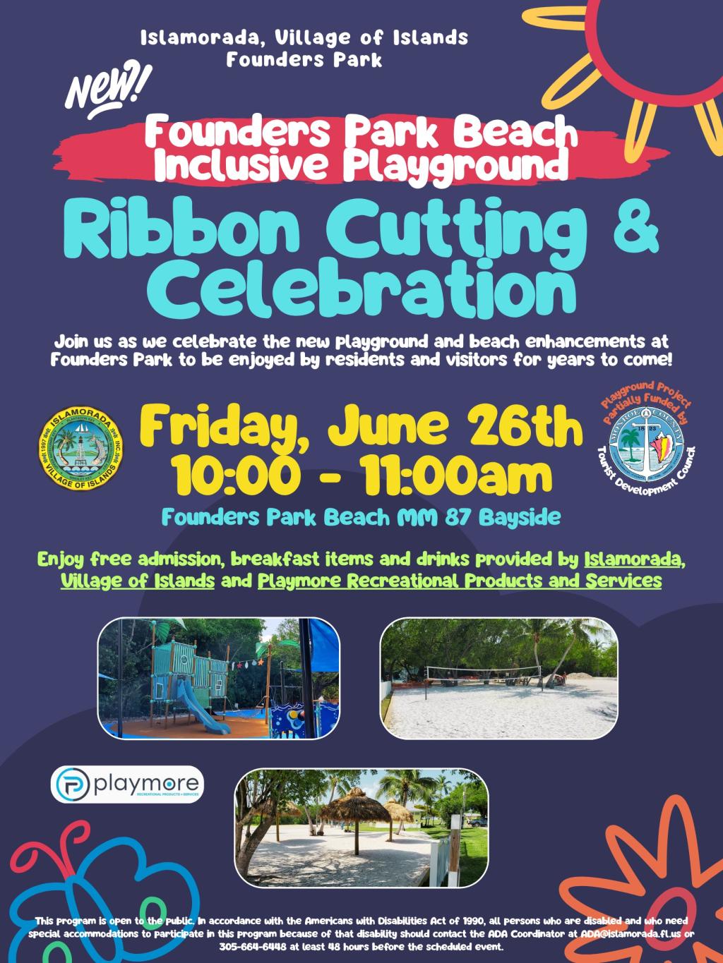 Founders Park Inclusive Playground Ribbon Cutting & Celebration