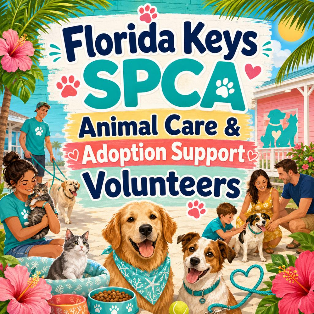 Florida Keys SPCA Animal Care & Adoption Support Volunteers