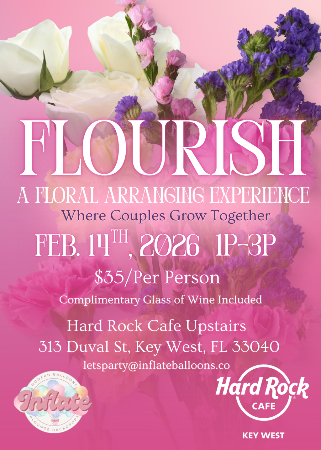 Flourish: A Floral Arranging Experience with Hard Rock Cafe