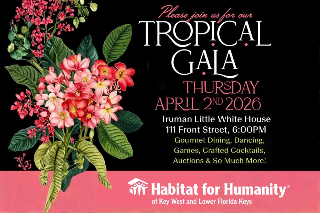 Habitat’s Tropical Gala at Truman Little White House 