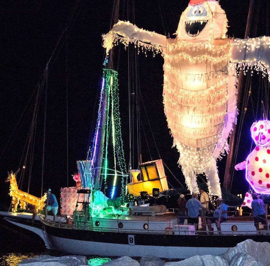 Key West Harbor Walk of Lights at the Historic Seaport