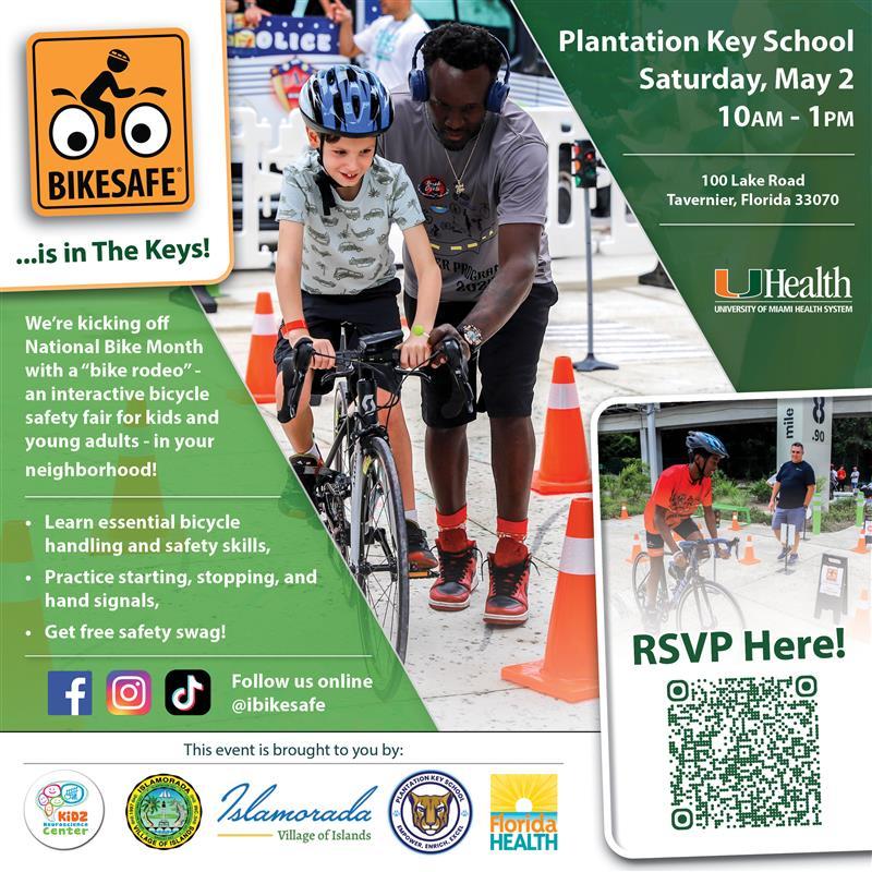 BikeSafe Bike Rodeo at Plantation Key School