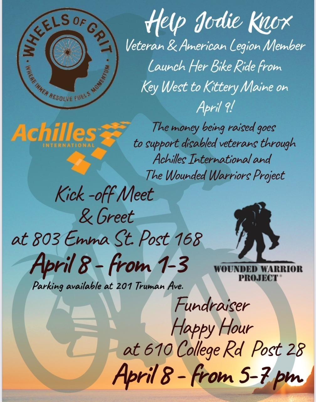 Wheels of Grit: Kick-Off & Fundraiser for Veteran Bike Ride