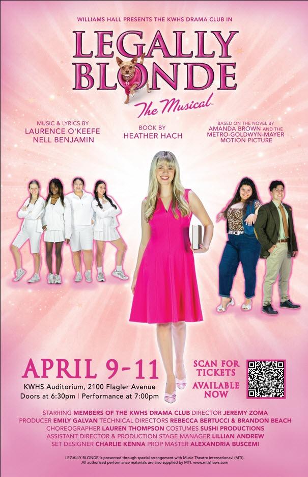Legally Blonde the Musical – Presented by KWHS Drama Club 