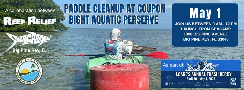 Reef Relief Paddle Cleanup at Coupon Bight