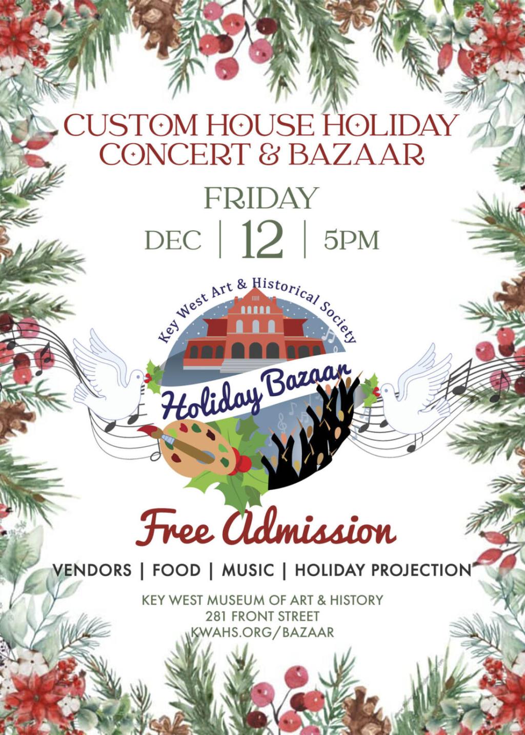Custom House Holiday Concert & Bazaar