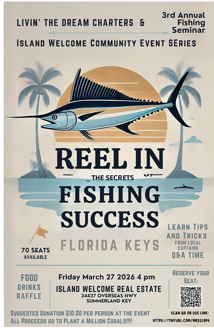 Island Welcome Community Events and Livin' The Dream Charters - 2026 Fishing Seminar