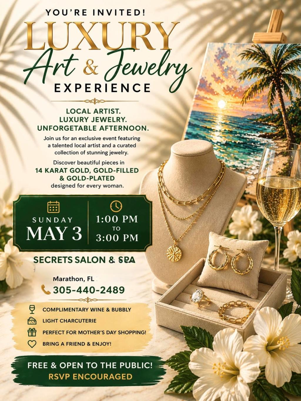 Luxury Art & Jewelry Experience at Secrets Salon & Spa