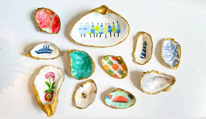 Sip & Shell Decoupage Class