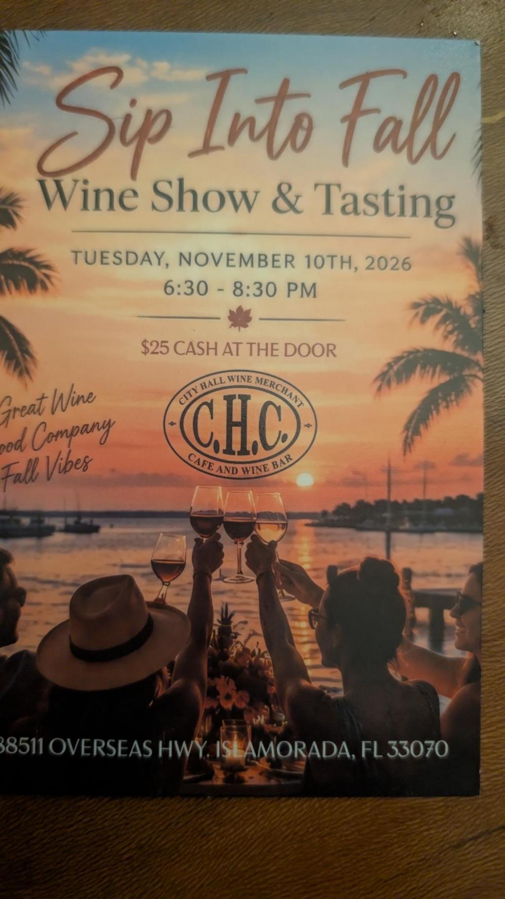 Sip Into Fall Wine Show & Tasting
