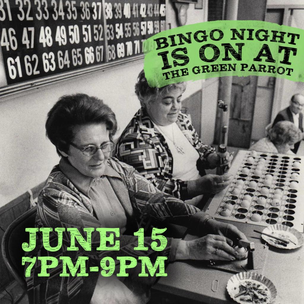 KWAHS Non-Profit Bingo at The Green Parrot