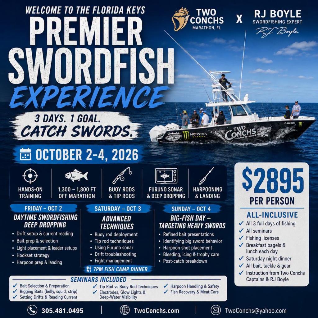 Florida Keys Premier Swordfishing Experience
