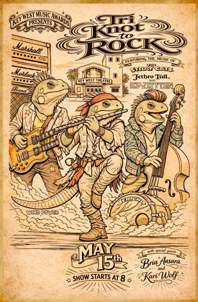 Tri Knot to Rock at The Key West Theater