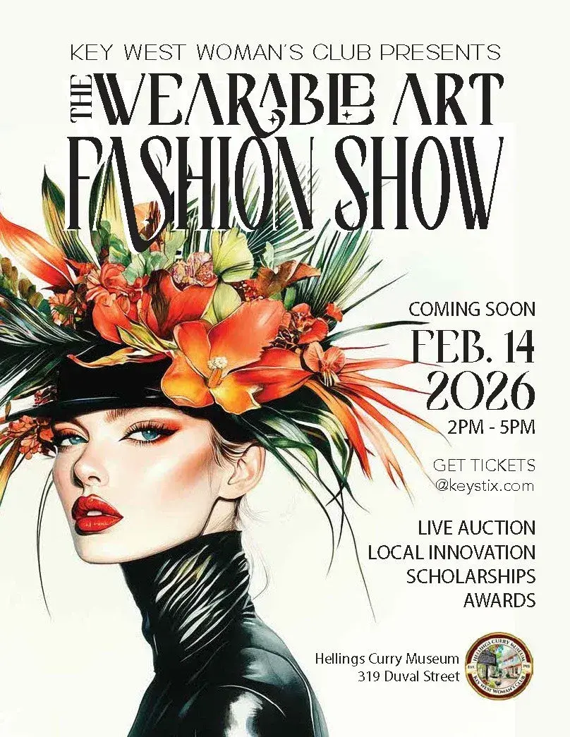 The Wearable Art Fashion Show at Hellings Curry Museum, home of the Key West Woman's Club