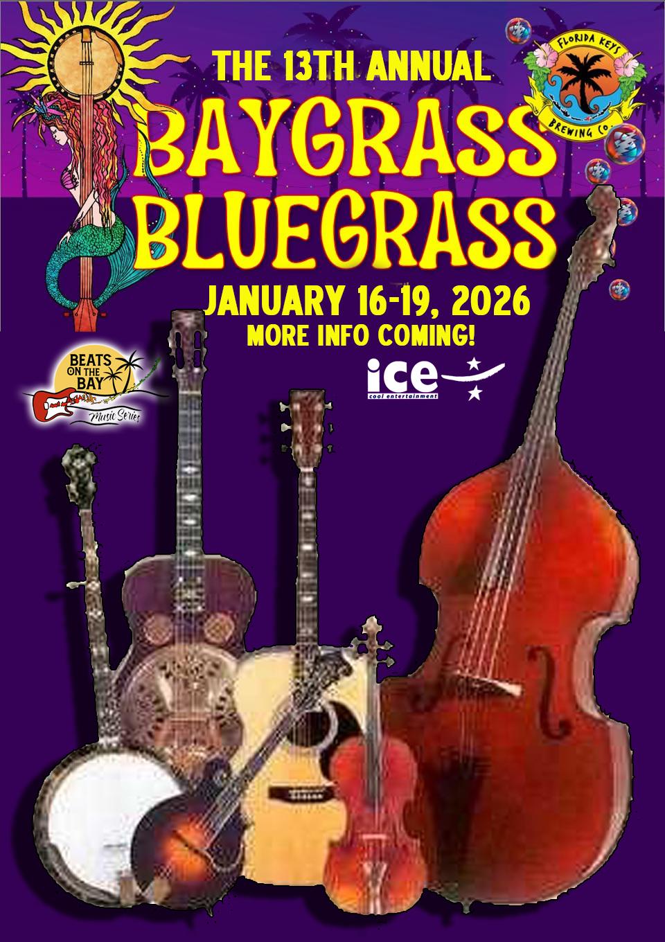 Beats on the Bay - The 13th Annual Baygrass Bluegrass at Founders Park 