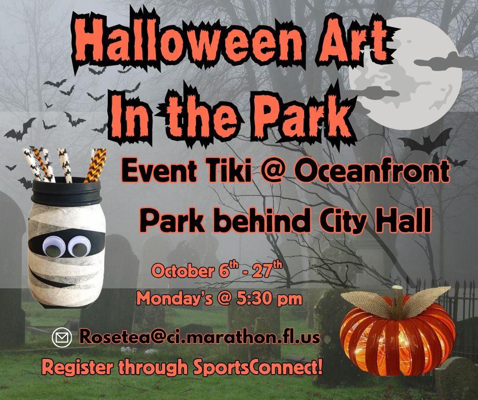 Adult Halloween Art in the Park 
