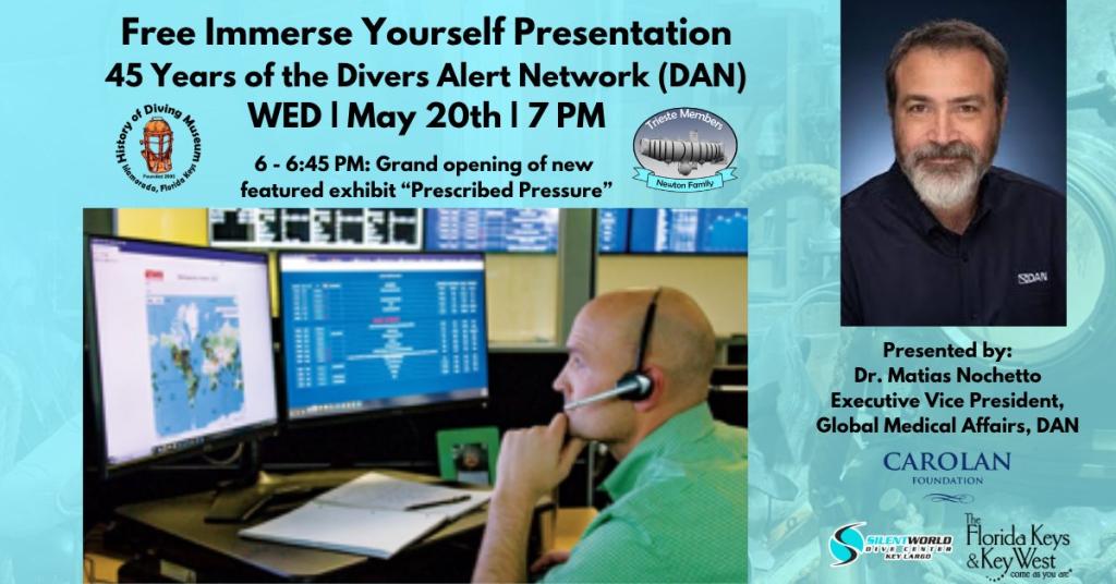 May Immerse Yourself – 45 Years of DAN & Exhibit Opening