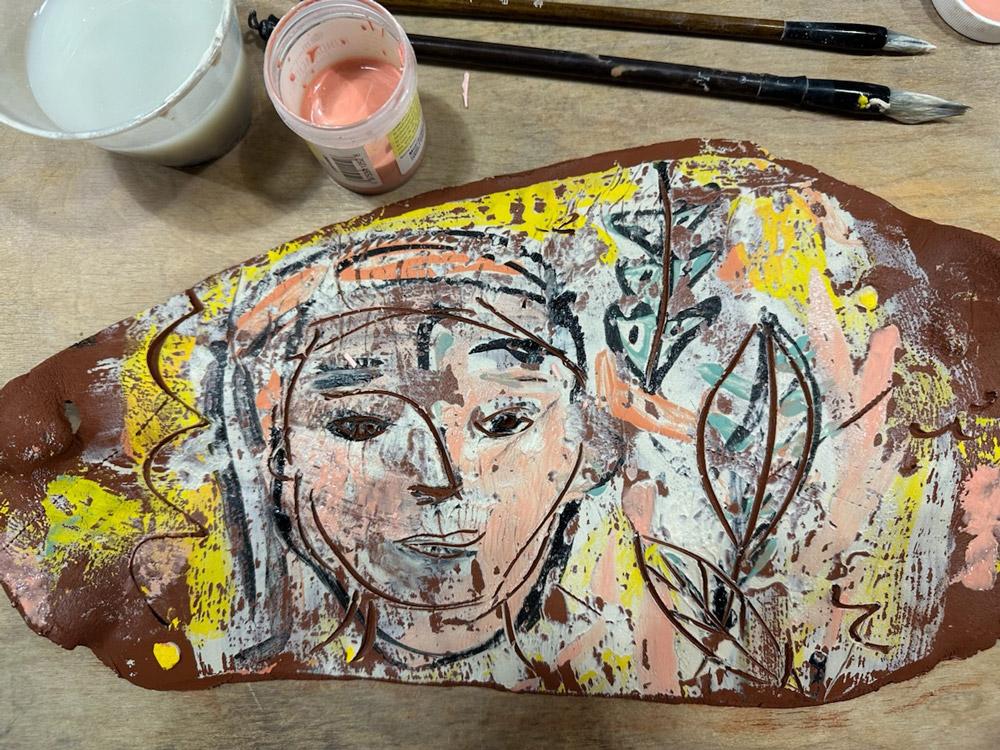 Clay Monoprinting: Stacey Johnson Hardy