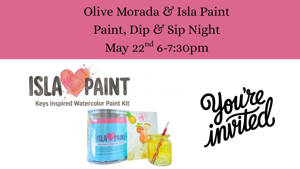 Paint, Dip & Sip