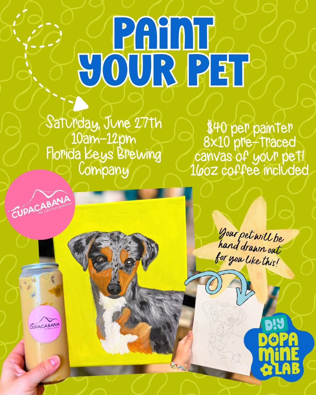 Paint Your Pet at Florida Keys Brewing Company